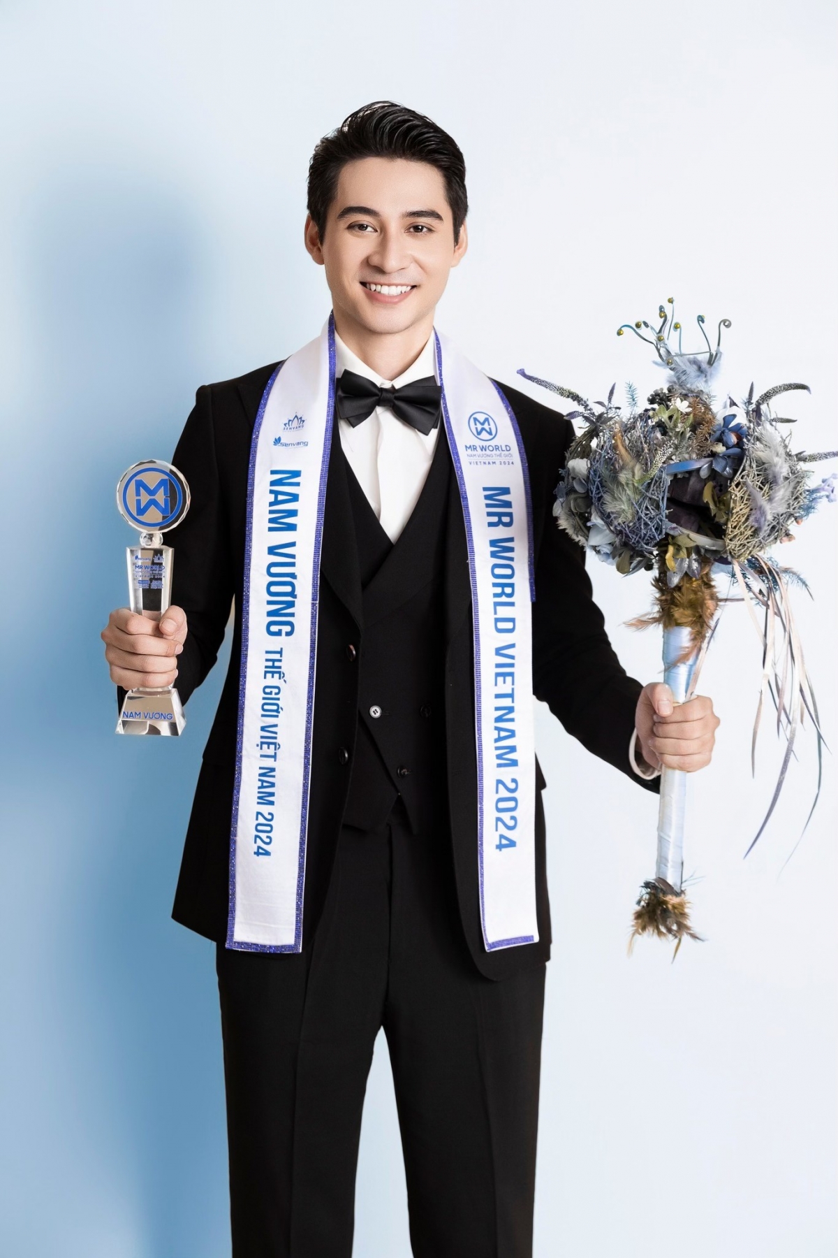 Vietnamese model wins first runner-up title at Mr World 2024